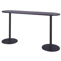 楕円テーブル（黒１８００）[75001021]