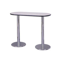 楕円テーブル（白１２００）[75000985]
